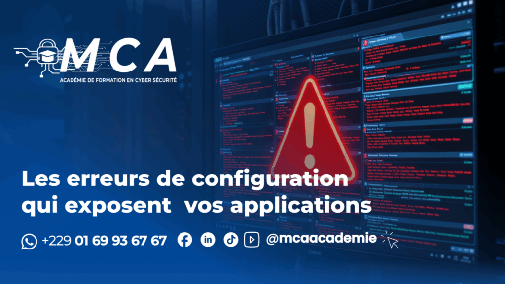 Visuel sur les erreurs des configurations des apps